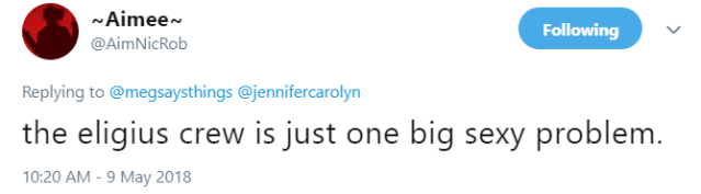 eligius is one big sexy problem