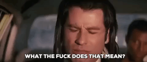 wtf does it mean pulp fiction