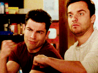 new girl fist bump