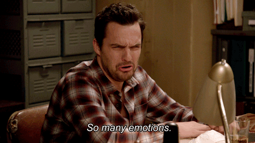so many emotions new girl