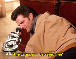 calzones betrayed me parks and rec